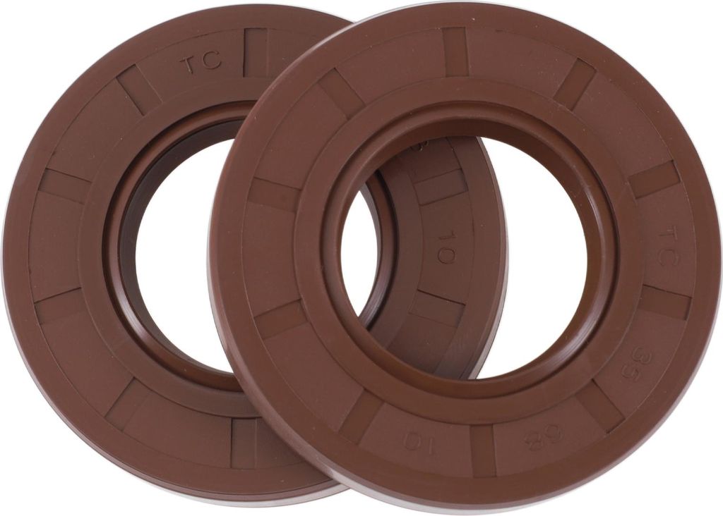 Universelle Öldichtung TC Dichtungsring Rotationswellendichtung 35x68x10mm Hochdruck FKM Gummi Braun 2 Stück