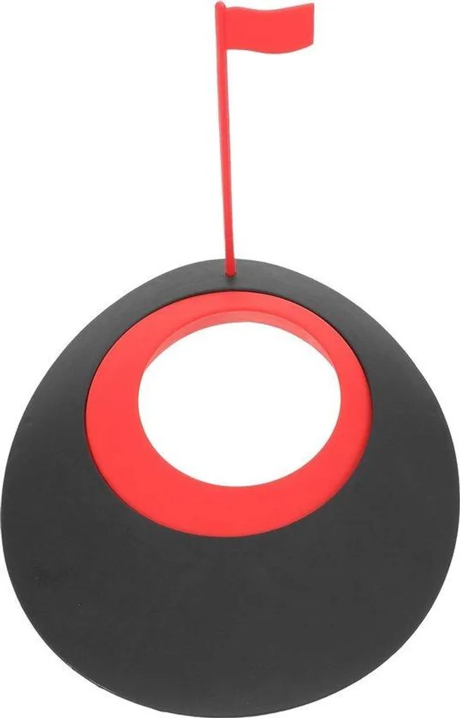 Cible de putting pour golf en intérieur - Disque d'entraînement noir