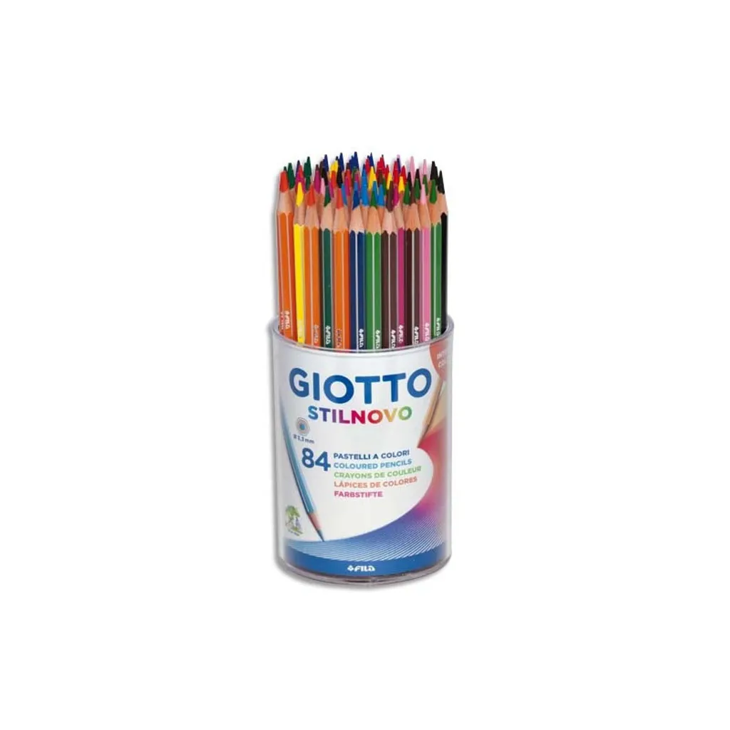 Crayons de Couleur avec Mine Haute Résistance - Boîte de 84 Couleurs