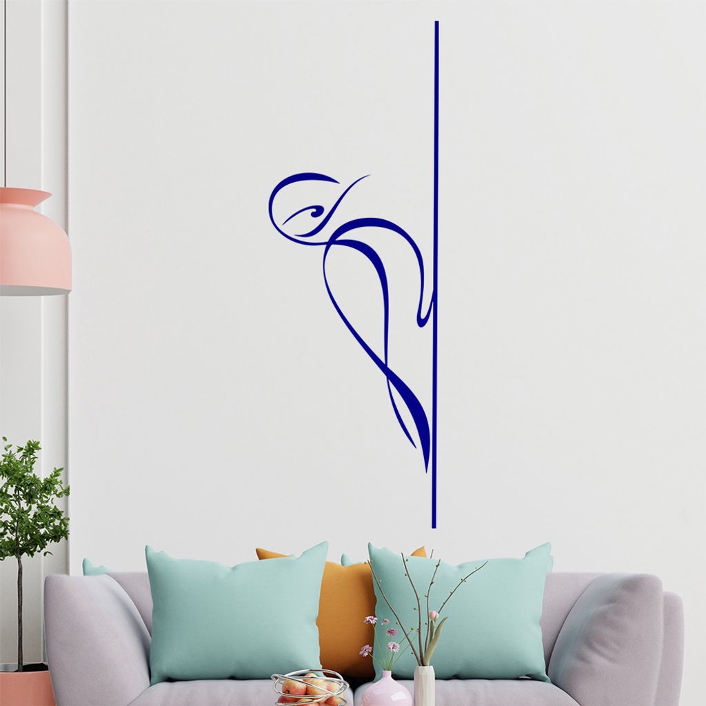 Specht Linien Wandtattoo in 6 Größen - Wandaufkleber Wall Sticker - Dekoration, Küche, Wohnzimmer, Schlafzimmer, Badezimmer