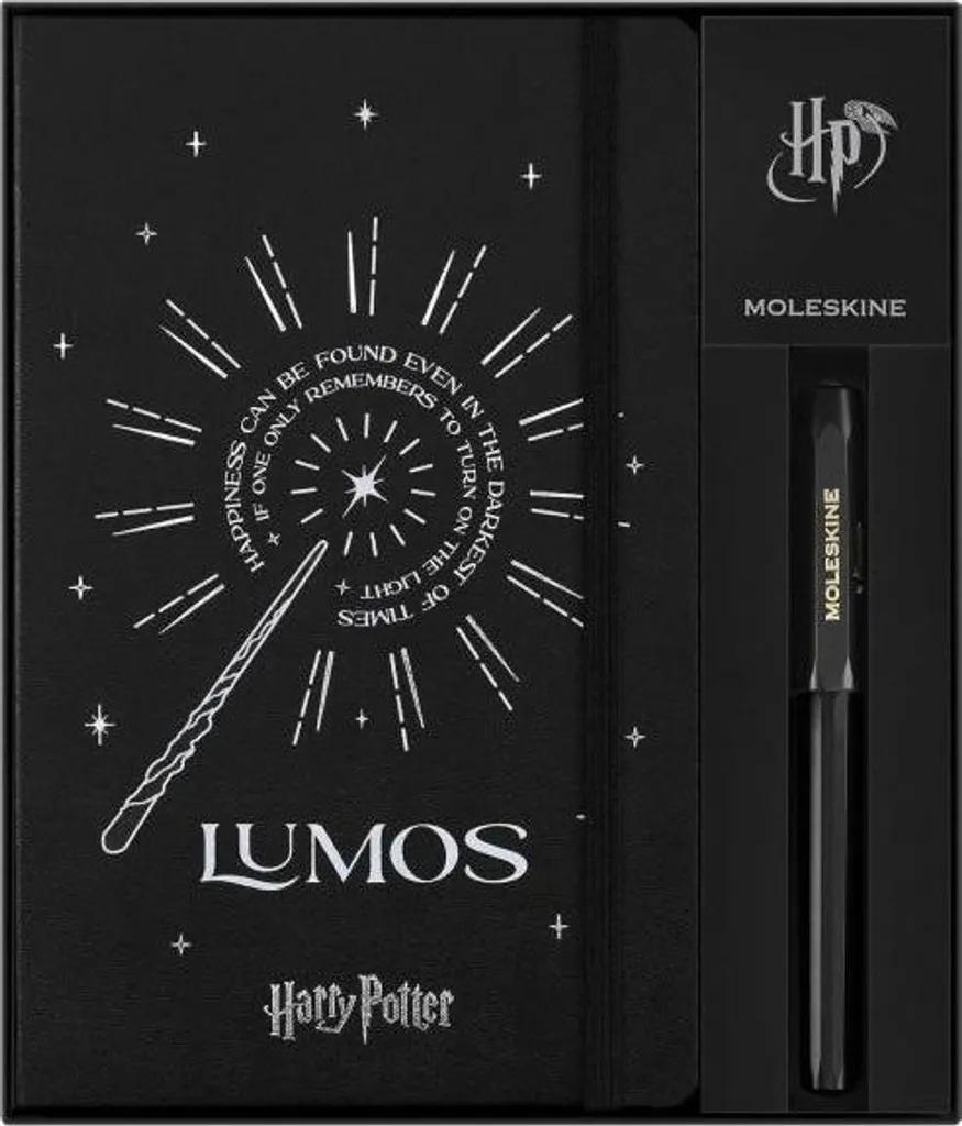 Coffret Moleskine Harry Potter Lumos Édition Limitée avec Stylo Kaweco