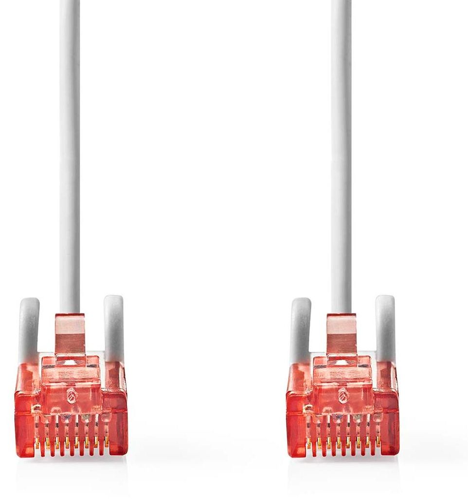 Nedis CAT6-Netzwerkkabel - RJ45 Stecker - RJ45 Stecker - U/UTP - 1.50 m - Rund - PVC - Grau - Label