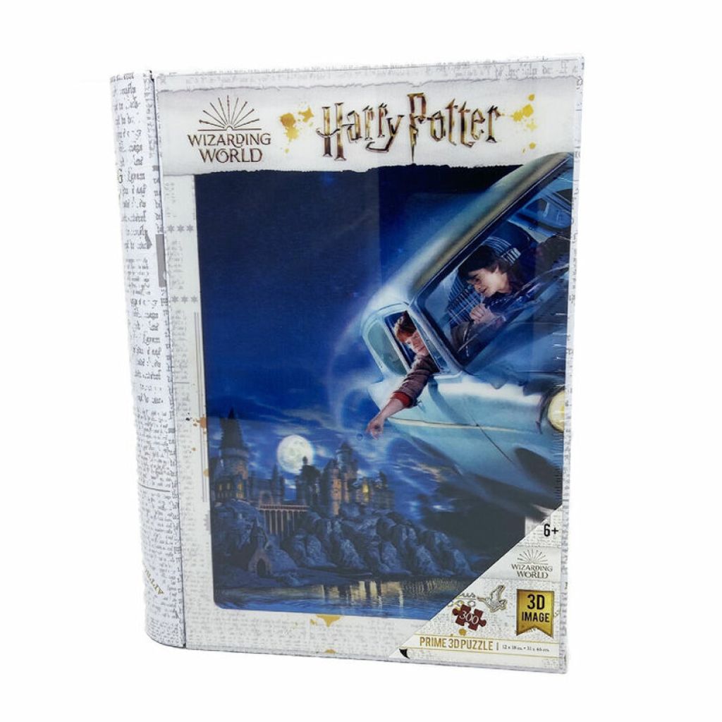 Lentikular-Puzzlebuch Harry Potter und Ron im Ford Anglia