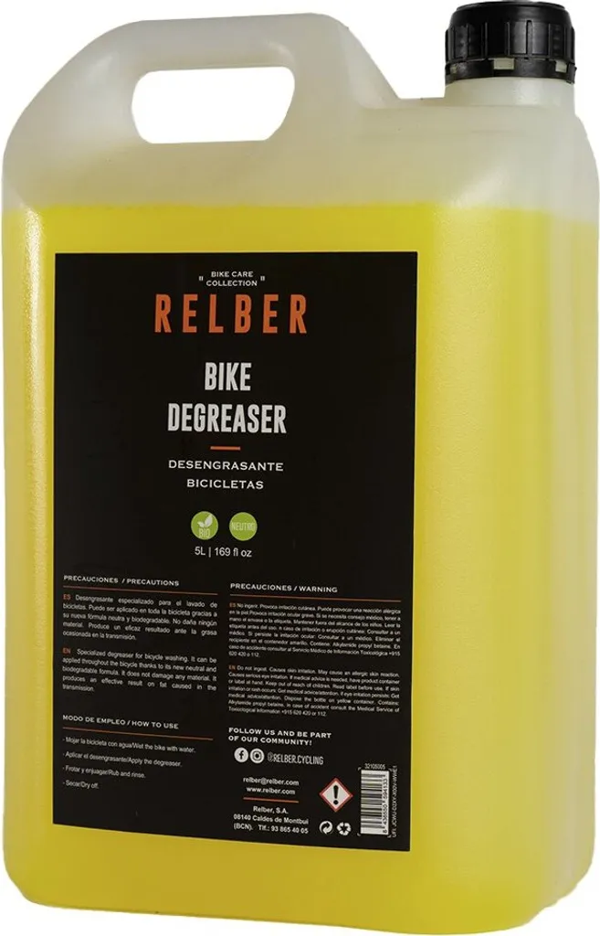 Relber Dégraissant 5L Jaune One Size - Nettoyant Surpuissant Multi-Surfaces