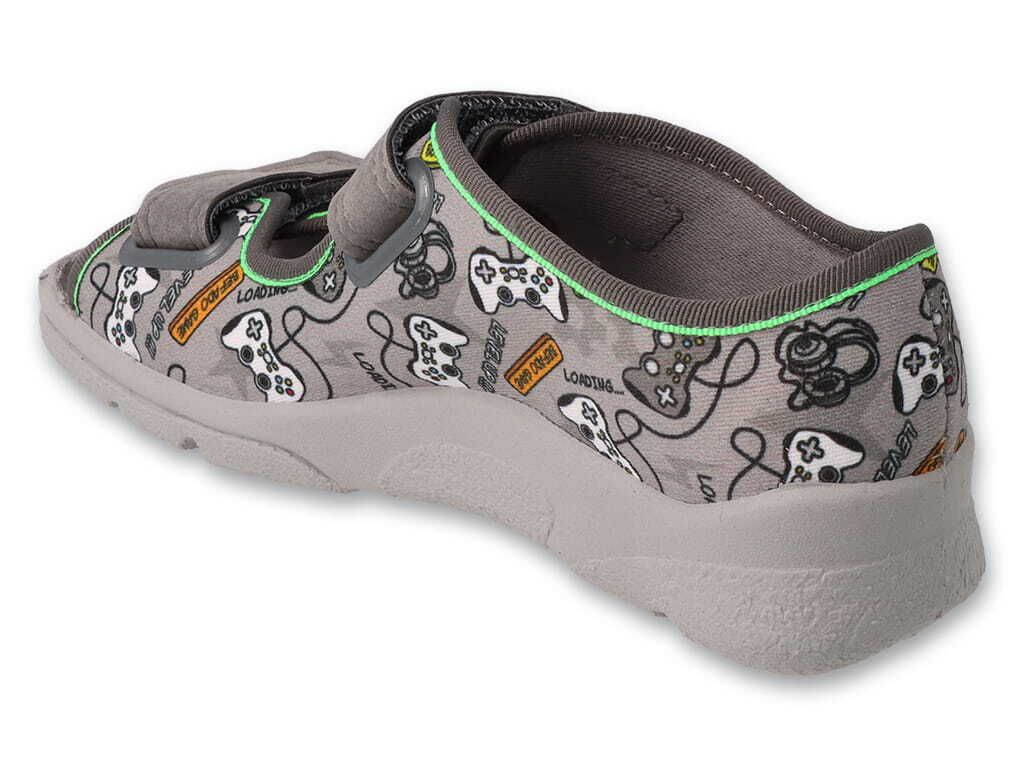 Jungen Hausschuhe, Sandalen Befado Max 969X172 969Y172 grau Produktbild 3