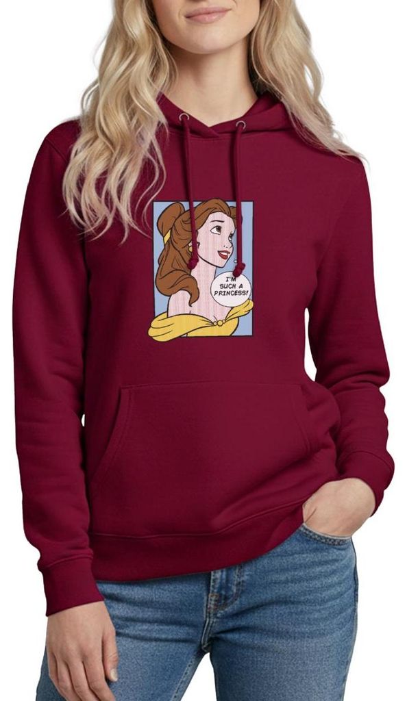 Belle I'm Such A Princess Damen Hoodie, XXL, Bordeaux