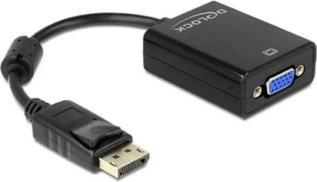 DeLOCK 61848 Adattatore Professionale DP-VGA per Ufficio e Business