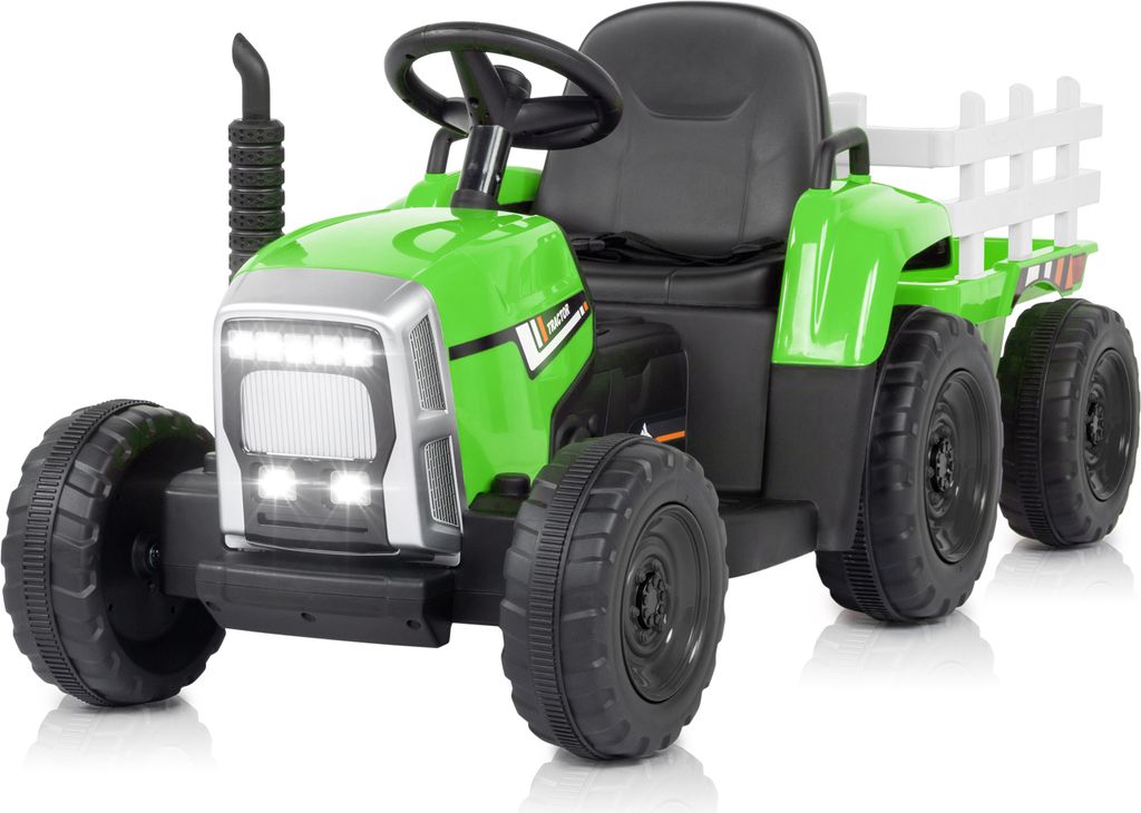 FCH 12V 7Ah Elektrotraktor mit abnehmbarem Anhänger und Produktbild 