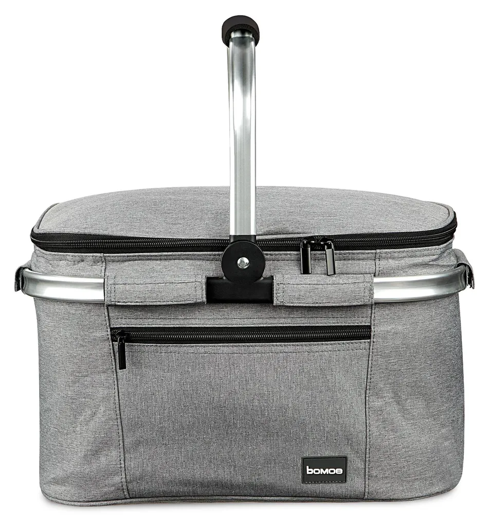 Bomoe Panier réfrigérant pliable 22L IceBreezer - Sac isotherme gris - 2