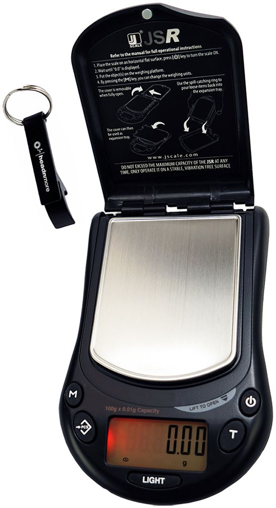 JSCALE Taschenwaage / Digitalwaage JSR100 (100 × 0,01 g)