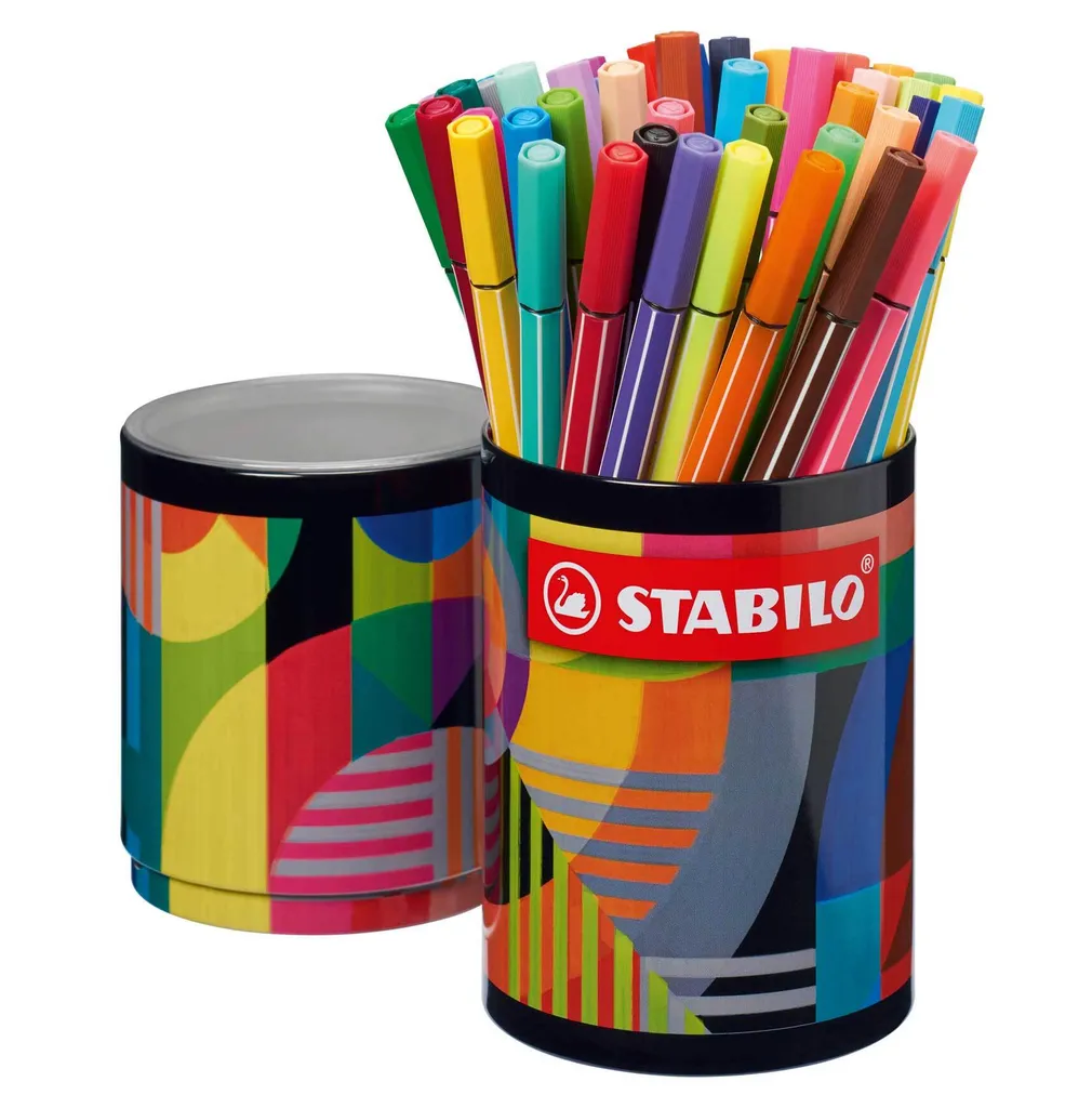 STABILO Pen 68 Astuccio 45 Colori Assortiti | Pennarelli Premium Professionali