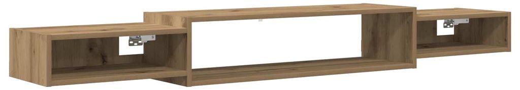 vidaXL Wandmontierter TV-Schrank Wandhalterung Artisan-Eiche