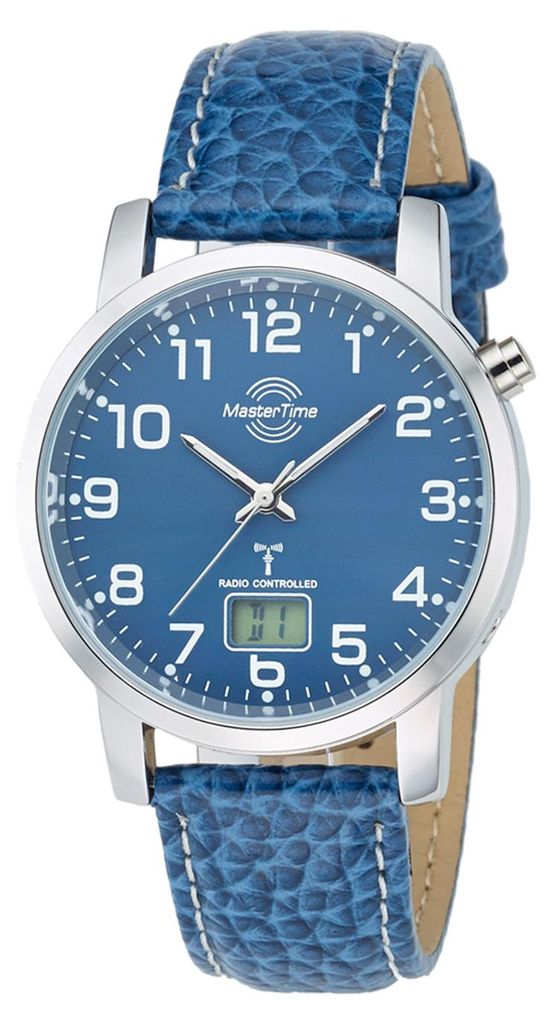 MasterTime Herren-Funkuhr MTGA-10493-32L, analog-digital, Produktbild 