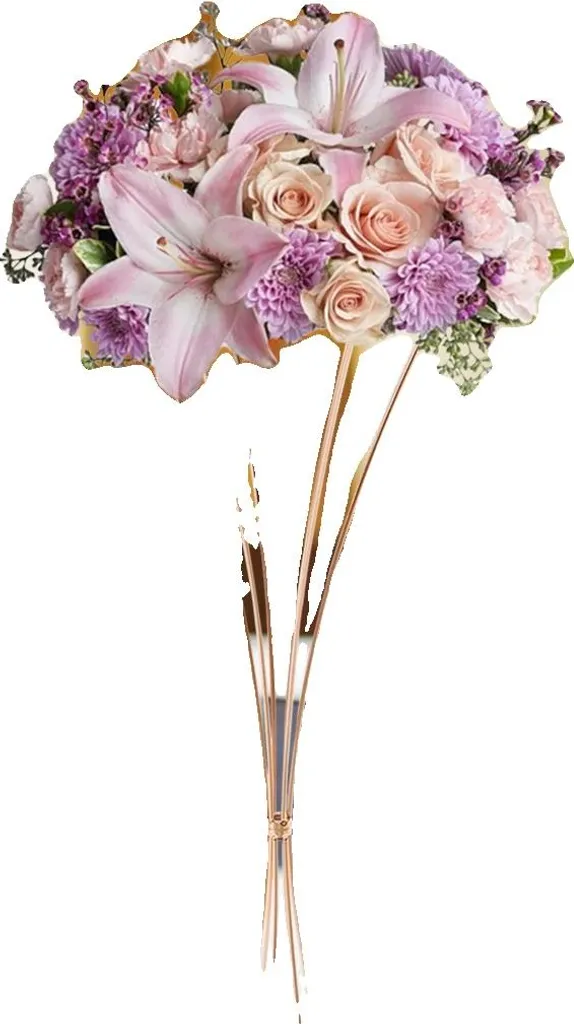 Lot de 10 Vases Trompettes en Fer 80cm pour Décoration Mariage et Fête