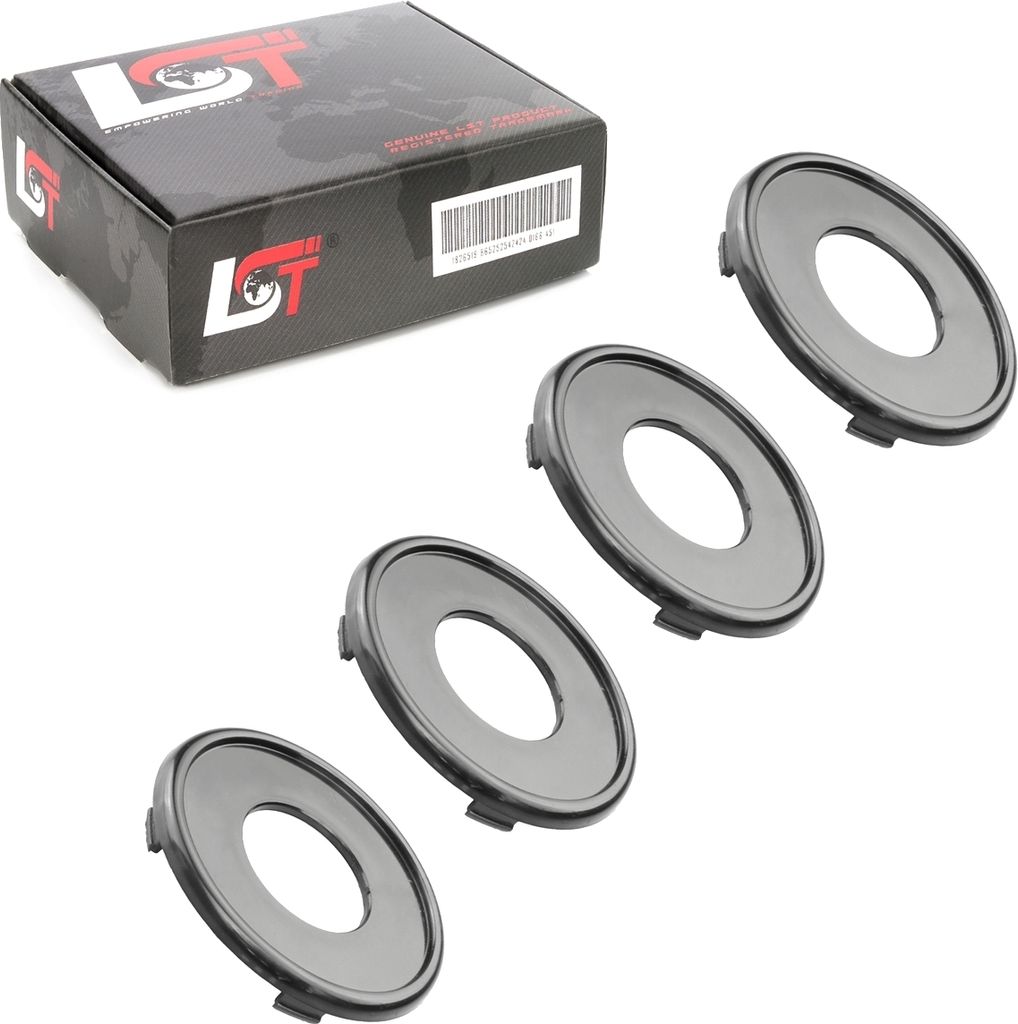 4x Radnabenkappe Felgendeckel Schwarz Ø 70mm für CITROEN PEUGEOT RENAULT DACIA