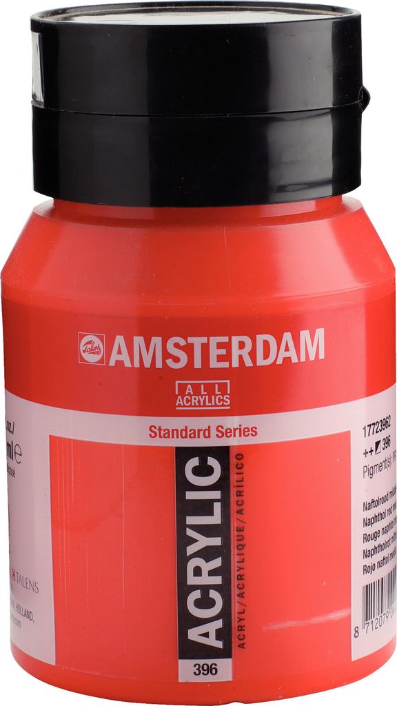 Royal Talens Acrylfarbe 396 Naphtholrot Mittel 500 ml Amsterdam