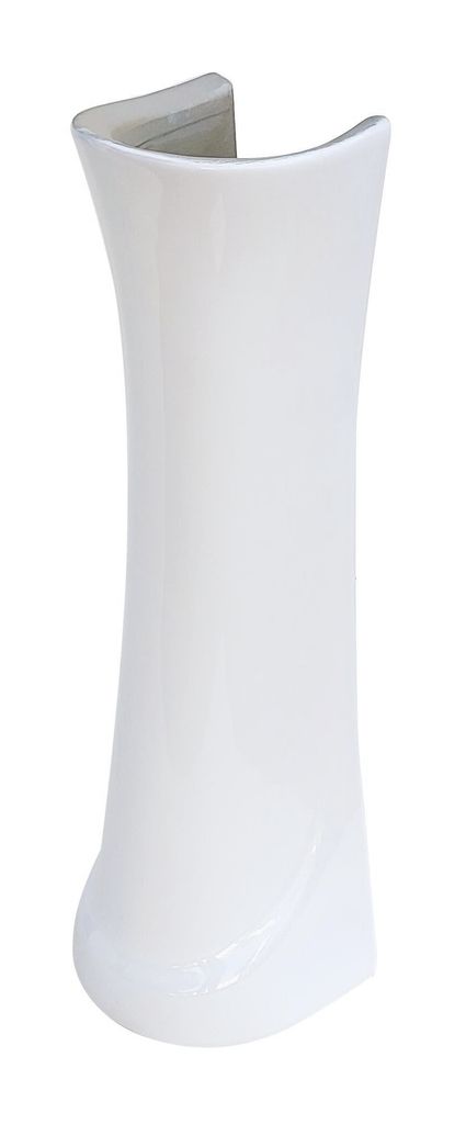 ONDEE ZEN – Waschtischsäule SILVER H66,5 x B21 x T16 cm – aus weißer Keramik
