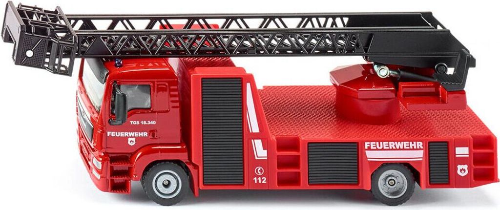 SIKU Super - Feuerwehrmann MAN mit Drehleiter Produktbild 