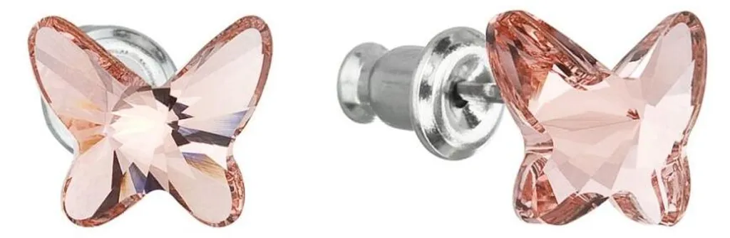 Boucles d'oreilles Butterfly 51048.3 Cristaux Swarovski Rose-pêche