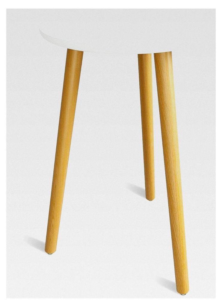 Hochwertiger Blumenständer – Moderner Beistelltisch und Pflanzenständer aus Holz, Rundes Design für Wohnzimmer und Balkon