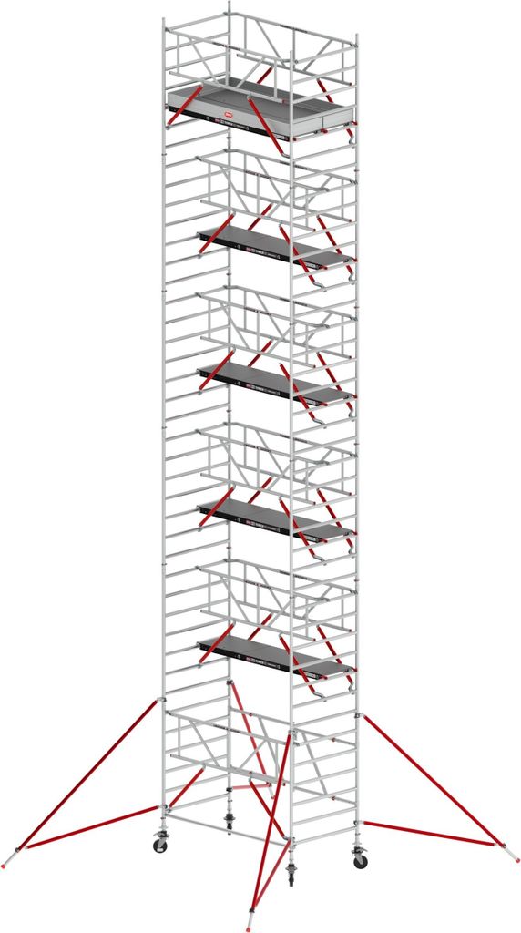 Altrex RS Tower 55-S mit Safe-Quick 12,8m Arbeitshöhe Fiber-Deck 1,85m