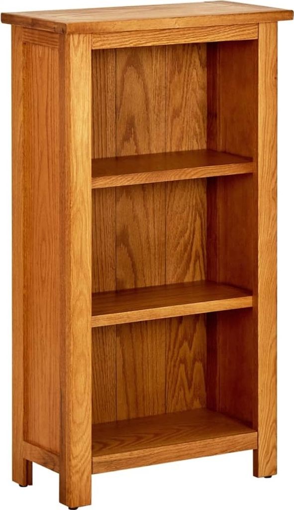 Bücherregal 45x22,5x82 cm Eiche Massivholz