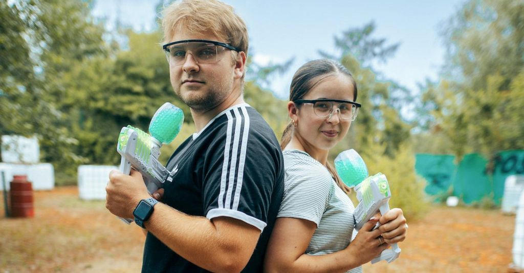 mydays Gelblaster Stuttgart; Erlebnis verschenken oder selbst erleben; Gutschein für 12 Person(en)