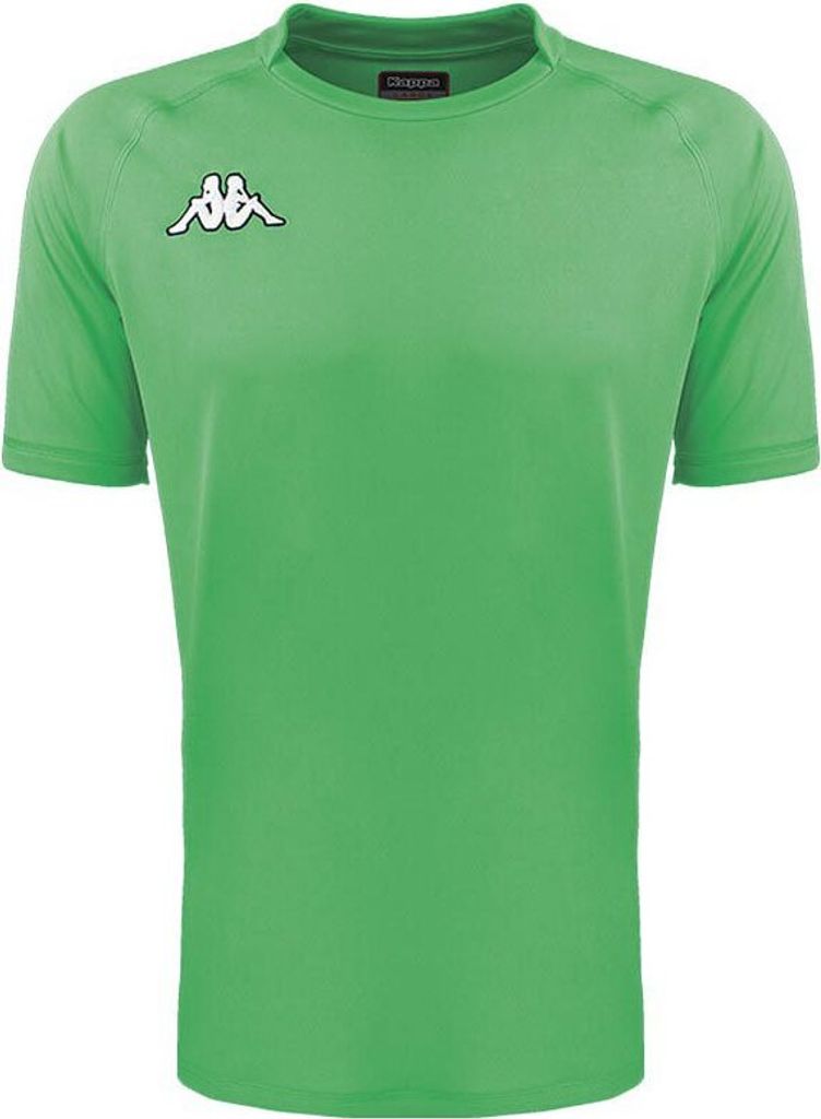 Kappa Rugby-Sportshirt Telese für Kinder, Grün, 100% Polyester, Flatlocksaum, 6 Jahre