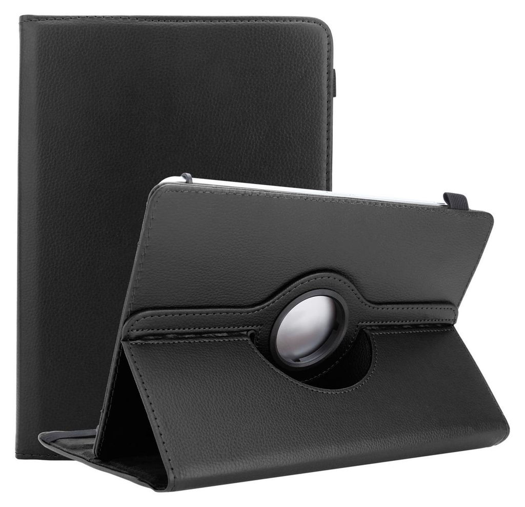 Cadorabo Hülle für 8" Tablets Schutzhülle in Schwarz 360 Grad Tablet Hülle Etui Cover Case
