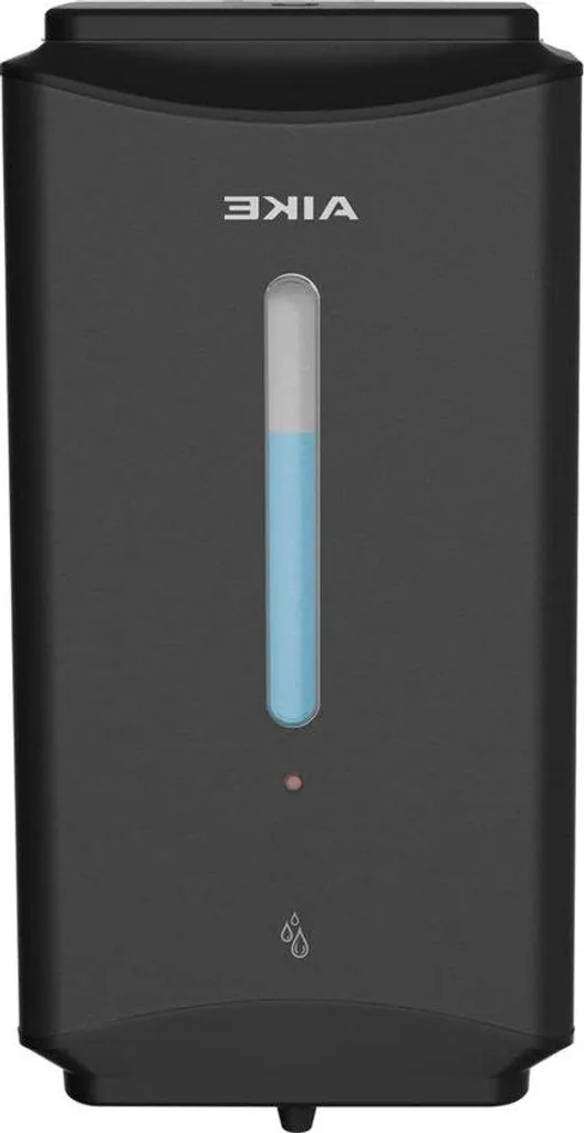 Distributeur de savon automatique mural 1,1L inox noir pour WC