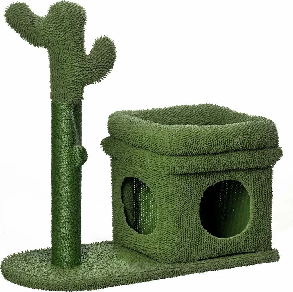 Griffoir chat en sisal et aire de jeu verticale pour petit appartement