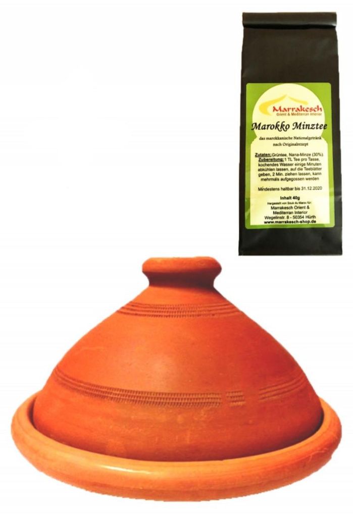 2er Set, ORIGINAL Tajine Tagine Ø 30cm + Marokkanischer Produktbild 