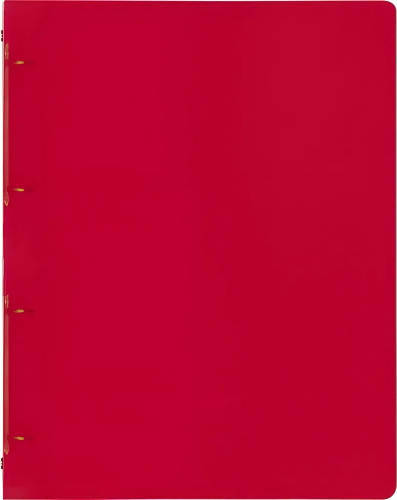 Classeur à 2 anneaux FACT!pp rouge vif robuste pour archivage A4