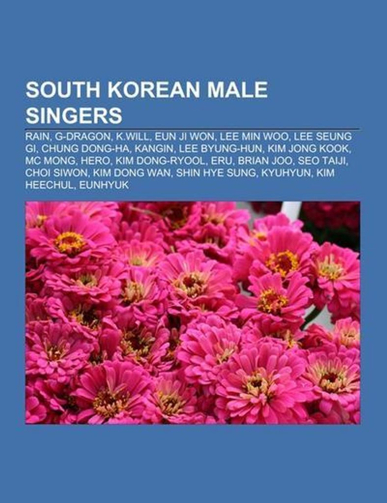 South Korean male singers
