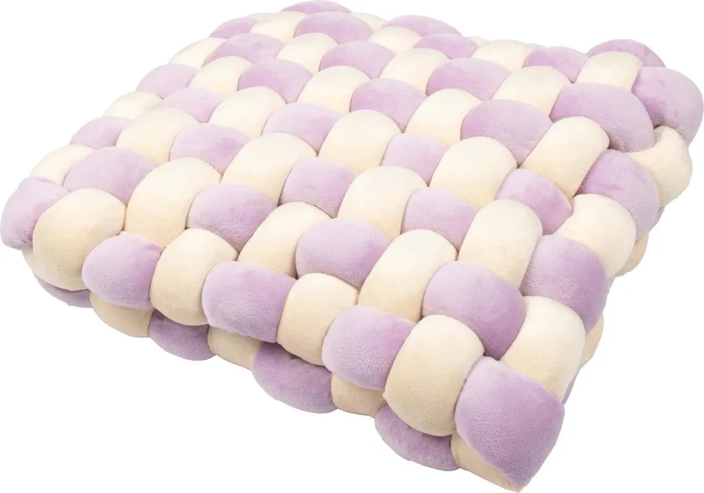 Coussin Coockoo Velvet Vibe violet - Fini le sol froid pour l'animal