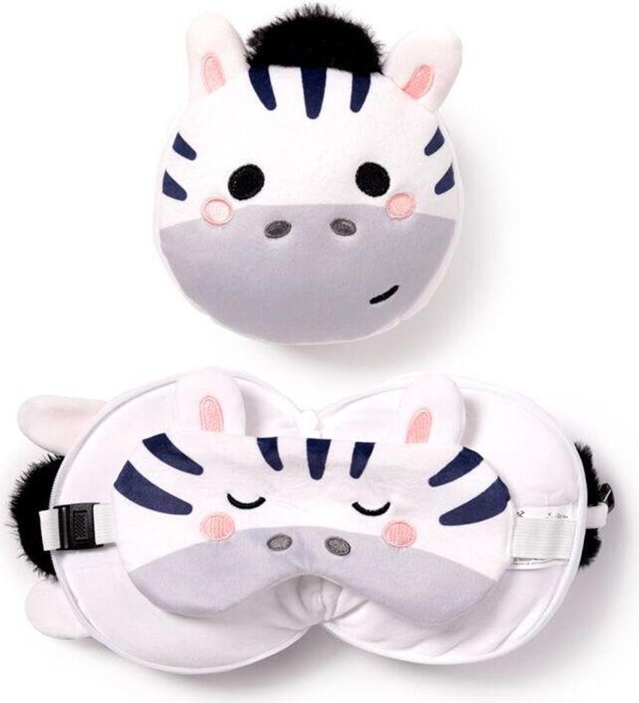 Relaxeazzz Plüsch Adoramals Bali Zebra Reisekissen & Produktbild 