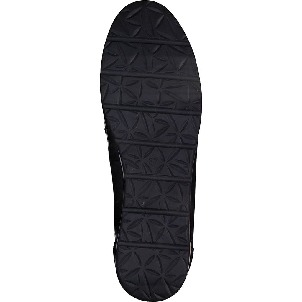 MARCO TOZZI Damen Slipper Ziernaht Leder Mokkassin 2-24600-42, Größe:41 EU, Farbe:Blau