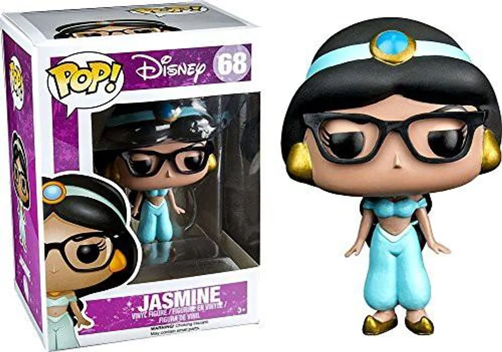 Déco Bureau Jasmine Nerd Hipster Figurine Funko Pop Disney Cadeau