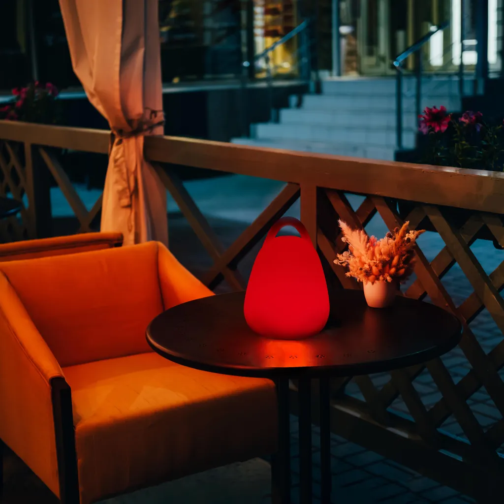 Lampe Extérieure sans fil avec Poignée - Étanchéité IP44 et Télécommande
