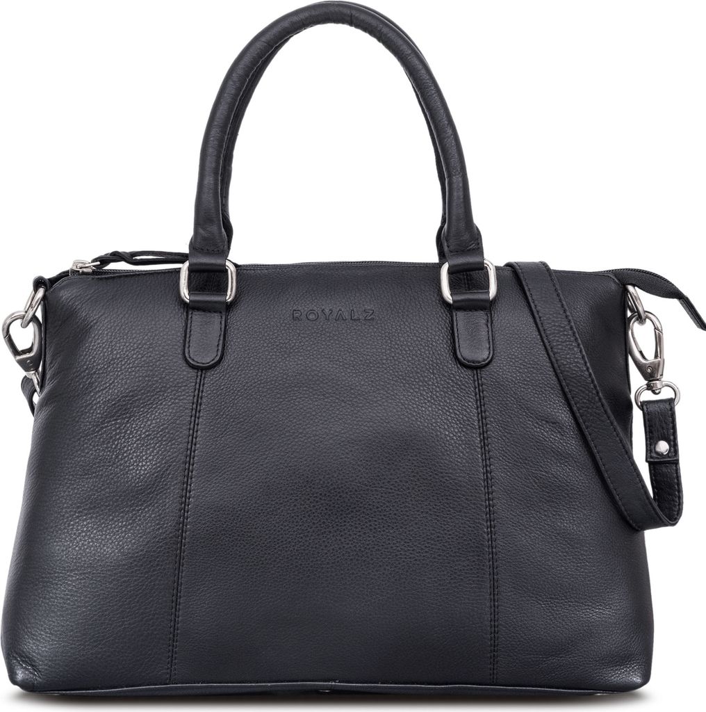 ROYALZ "Payton" Elegante Lederhandtasche Damen Echtleder Klein Vintage Henkeltasche Ledertasche Frauen