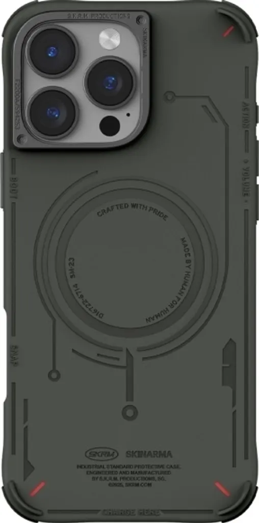 Skinarma Etui Mecha Iphone 16 Pro Max 6.9 Ricarica magnetica Oliwkowy/Olive