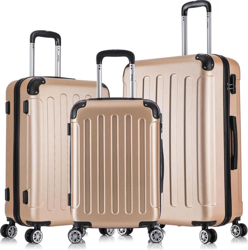 Set 3 Valigie Rigide Flexot F-2045: La Soluzione Definitiva per la Famiglia