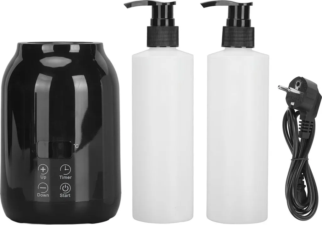 Chauffe-huile de massage professionnel avec affichage LED et fiche EU