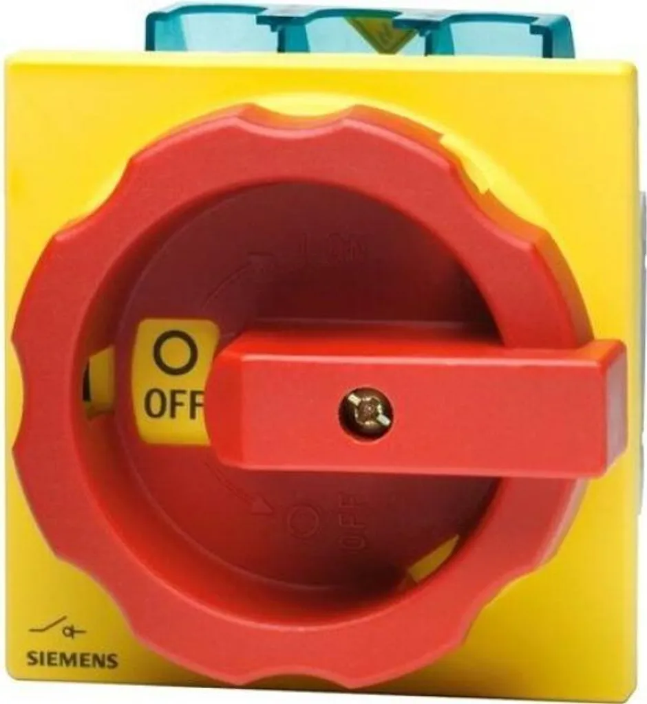 Commande d'Arrêt d'Urgence 3P Siemens 3LD2203-0TK53 pour Panneau 25A - 2