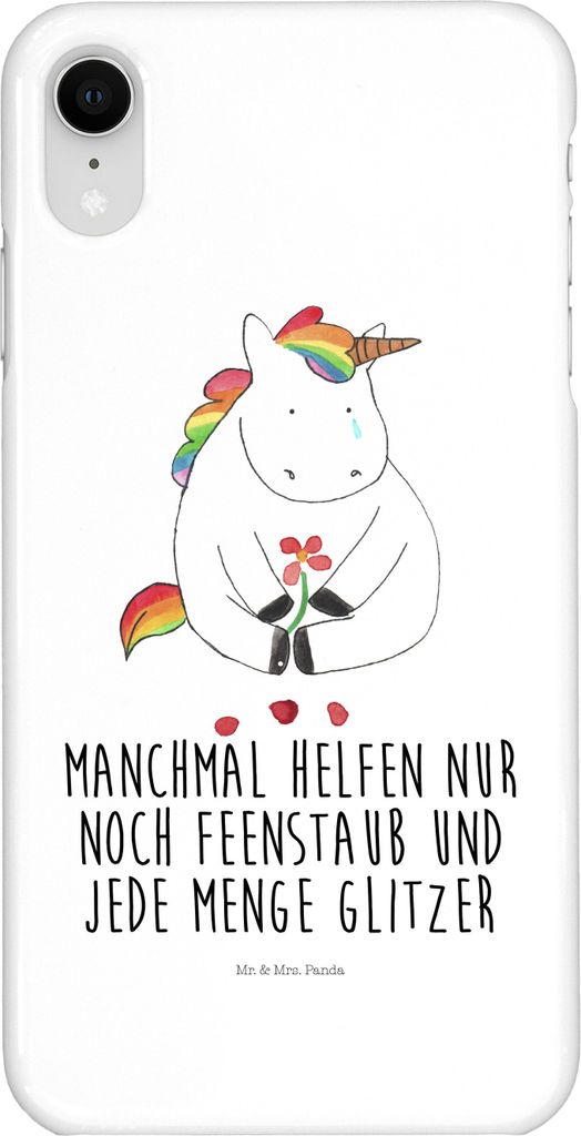 Mr. & Mrs. Panda Iphone XR Handyhülle Einhorn Traurig - Produktbild 