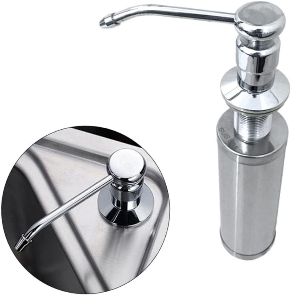 Leere Shampooflasche aus Edelstahl 304 für die Küchenspüle, als Spender für Lotion/Seife.