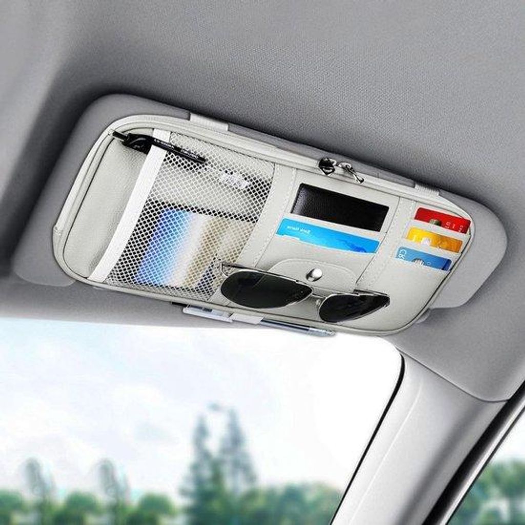 Automobilien Organizer Leder - Handtas für Papiere, Schlüssel und Telefon.