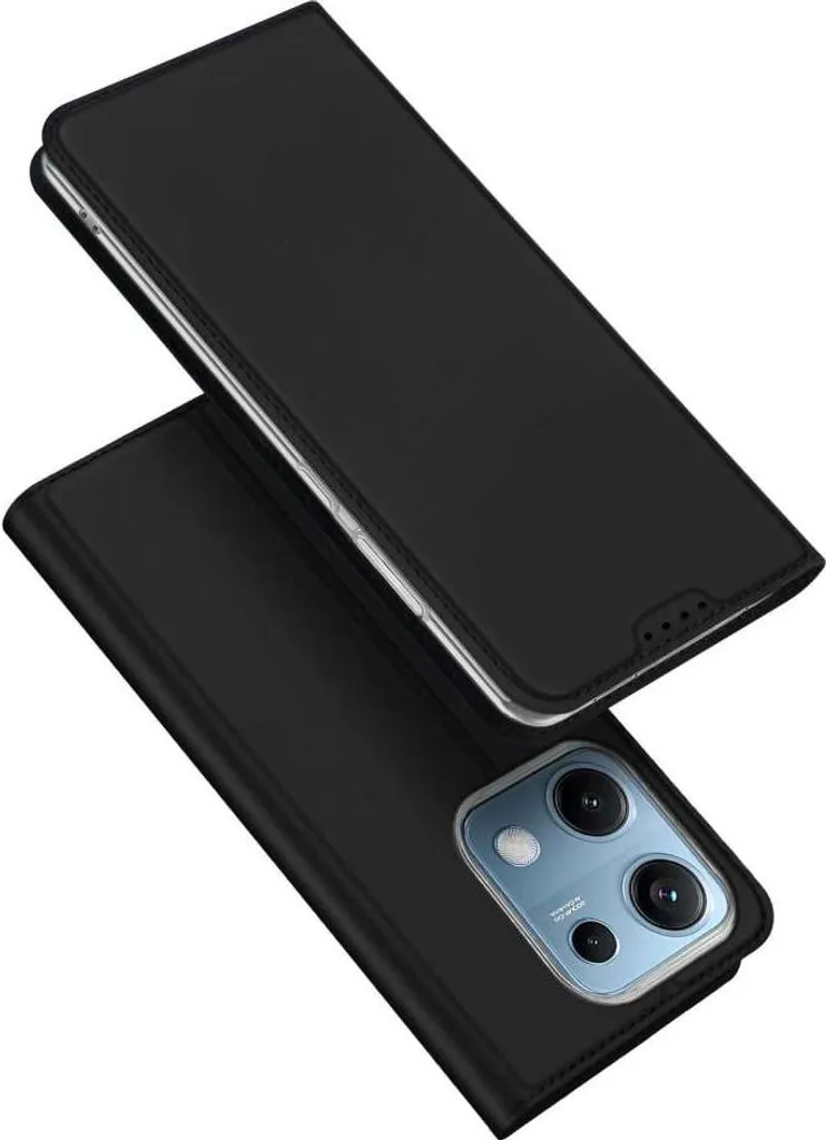 Custodia Dux Ducis Redmi Note 14S Nero - Flip Cover in Pelle Premium