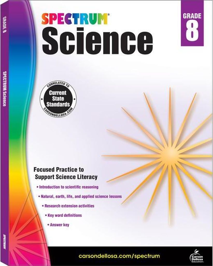 Spectrum Science Grade 8 – Lingua: Inglese