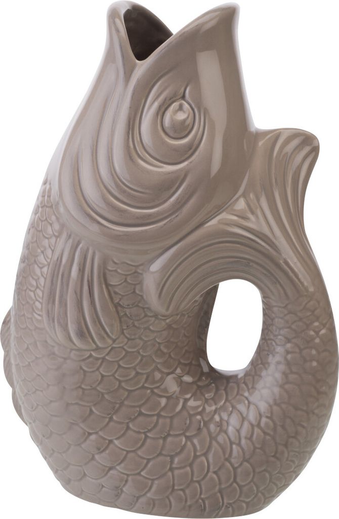 Gift Company Monsieur Carafon Vase / Karaffe Fisch S sandstone 1,2l